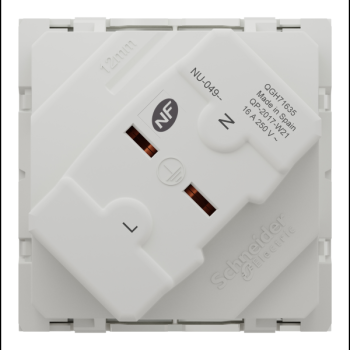  Prise 2P+T FR 45� rapide Bl A 