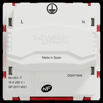  Prise 2P+T 90� goul rap d�t Ro 