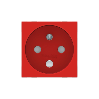  Prise 2P+T FR 90� vis d�tr Rou 