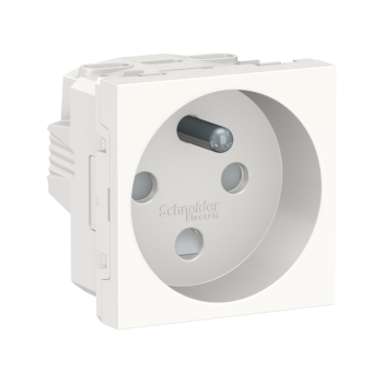  Prise 2P+T FR 90� vis d�tr Bla 