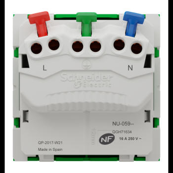  Prise 2P+T FR 90� rapide Vert 