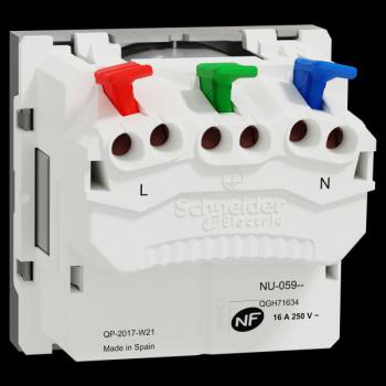  Prise 2P+T FR 90� rapide Alu 