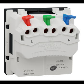  Prise 2P+T FR 90� rapide Anth 