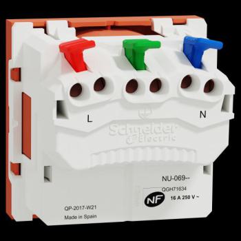  Prise 2P+T FR 90� rapide Orang 