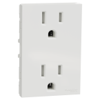  Prise std dbe US 15A  2P+T blc 