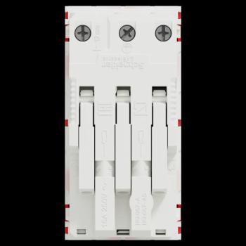  Prise 2x 2P+T DE vis Rouge 