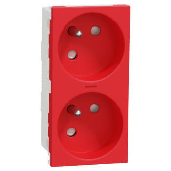  Prise 2x2P+T lum FR45� rap Rou 