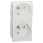  Prise 2x2P+T lum FR45� rap Bla 