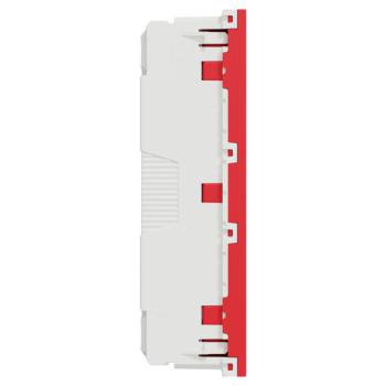  Prise triple 2P+T FR 45� Rouge 