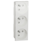  Prise 3x 2P+T FR goul Bla 