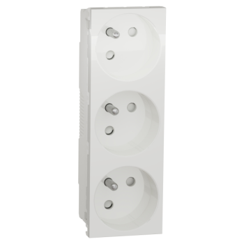  Prise 3x 2P+T FR goul Bla 