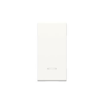  Poussoir lum local 10A 1m Blan 