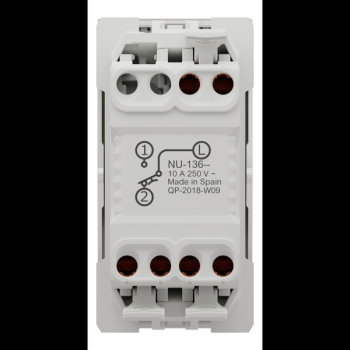  Bouton-p NO/NF 10A rap 1m Blan 