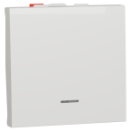  Poussoir lum local 10A 2m Blan 