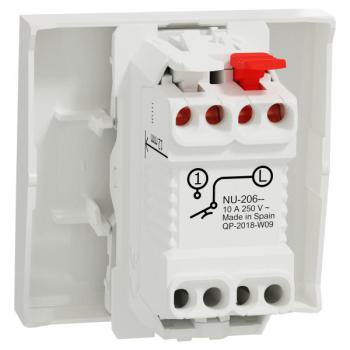  Bouton-pous NO 10A rap 2m Blan 