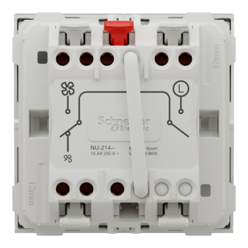  Cde VMC ON/OFF + 2 vit 2m Blan 