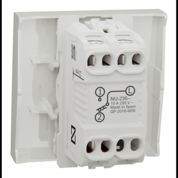  Bouton-p NO/NF 10A rap 2m Blan 