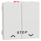  Cde VR double pous STOP 2m Bla 