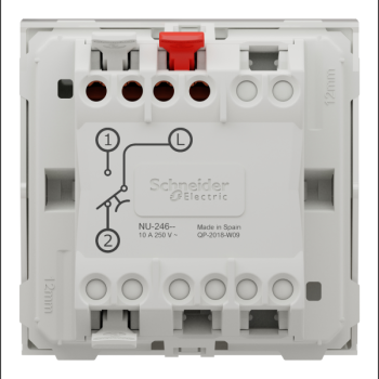  Poussoir NO/NF �tiquet 2m Bl A 