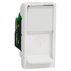  Prise RJ45 x1 cat6STP 1m Blanc 