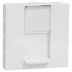  Prise RJ45 x1 cat6FTP 2m Blanc 