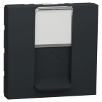  Prise RJ45 x1 cat6FTP 2m Anth 