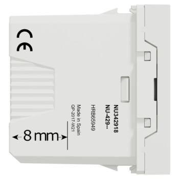  Prise USB data 1m Blanc 