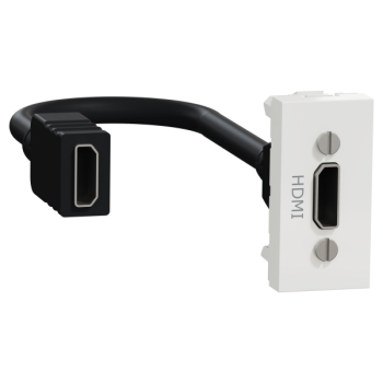  Prise HDMI 1m Blanc 