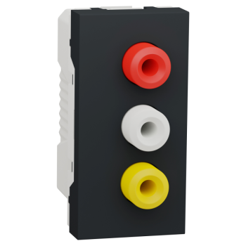  Prise RCA triple 1m Anth 