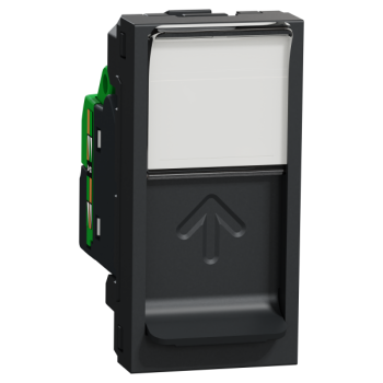  Prise RJ45 x1 cat6AFTP 1m Anth 