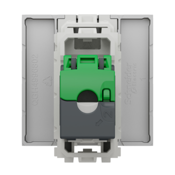  Prise RJ45 x1 cat6AFTP 2m Alu 