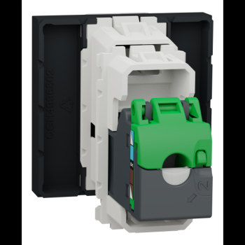  Prise RJ45 x1 cat6AFTP 2m Anth 