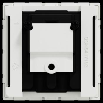  Prise TV + FM + SAT 2m Blanc 