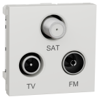  Prise TV + FM + SAT 2m Bl A 