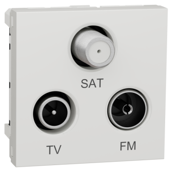  Prise TV + FM + SAT 2m Bl A 