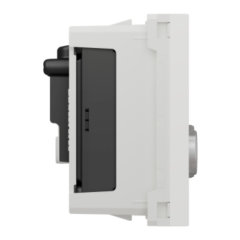  Prise TV + FM ind 2m Blanc 