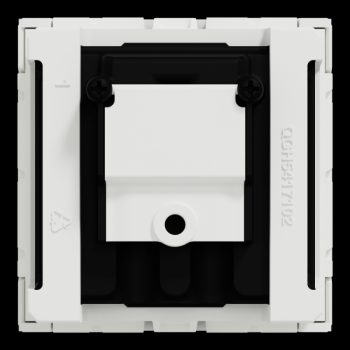  Prise R-TV + SAT ind 2m Blanc 