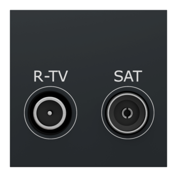  Prise R-TV + SAT ind 2m Anth 