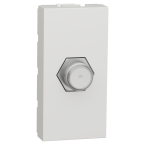  Prise TV type F 1m Blanc 