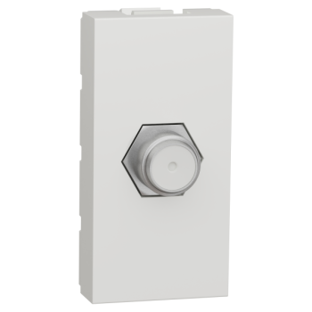  Prise TV type F 1m Blanc 