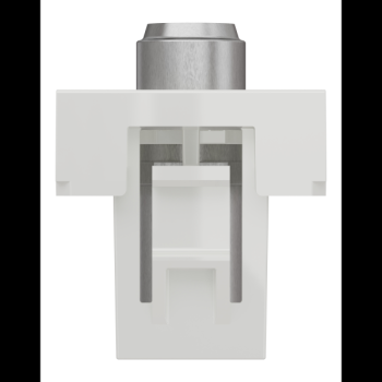  Prise TV type F 1m Blanc 