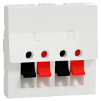  Prise HP 2 sorties 2m Blanc 