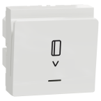  Cde � carte elect 10A 2m Blanc 