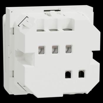  Cde � carte elect 10A 2m Blanc 