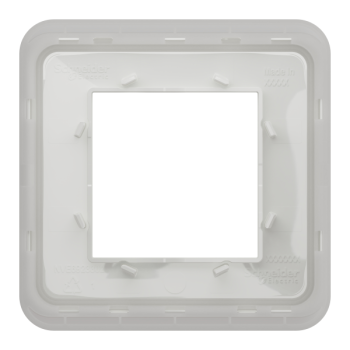  Plaque de finition Blanc 1P 