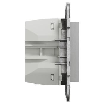  Charg USB A+C 45W 2mod alu 