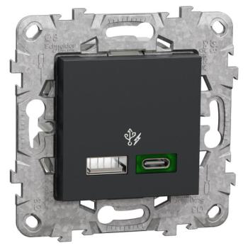  Charg USB A+C 45W 2mod anth 