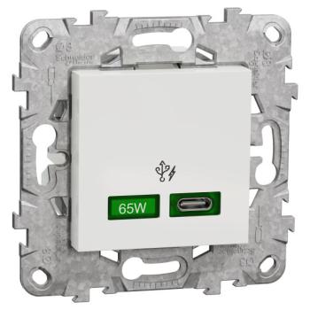  Chargeur USB C 65W Blanc 