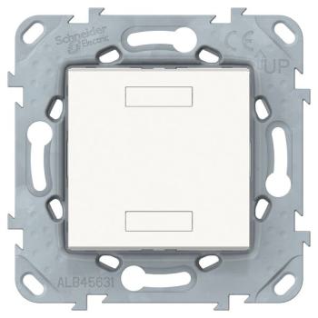  Unica KNX 2BP led Blanc +supp 