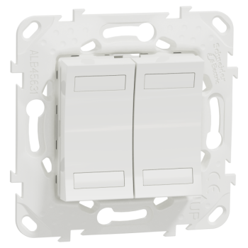  Unica KNX 4BP led blanc +supp 